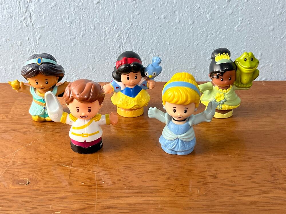 Fisher Price Little People Disney Princess Prince Lot of 5